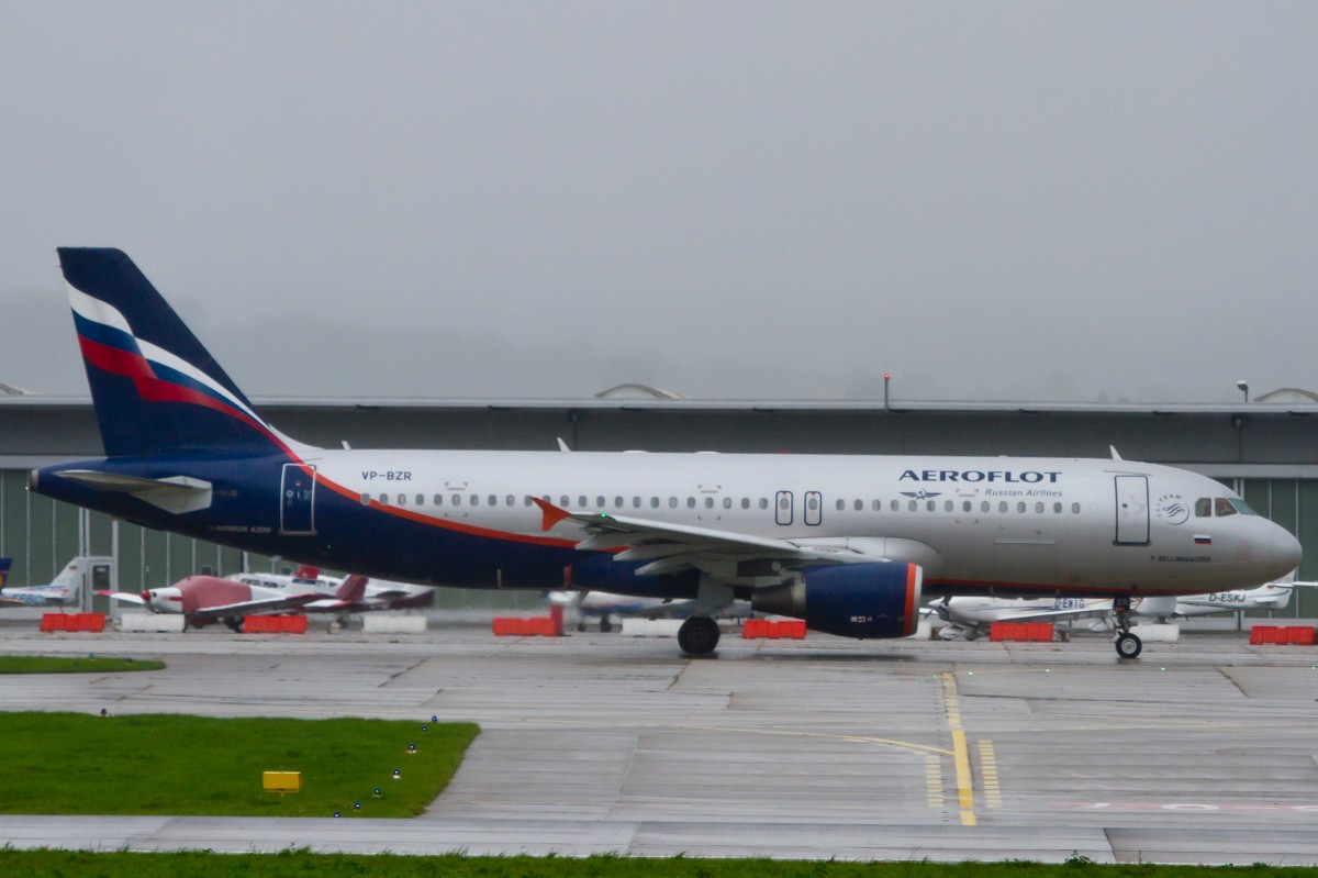Aeroflot, VP-BZR  F.Bellinsgauzen , Airbus, A 320-200, 12.09.2014. STR-EDDS, Stuttgart, Germany 
