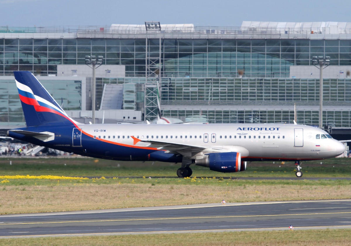 Aeroflot, VQ-BIW  V.Glushko , Airbus, A 320-200, 18.04.2014. FRA-EDDF, Frankfurt, Germany 