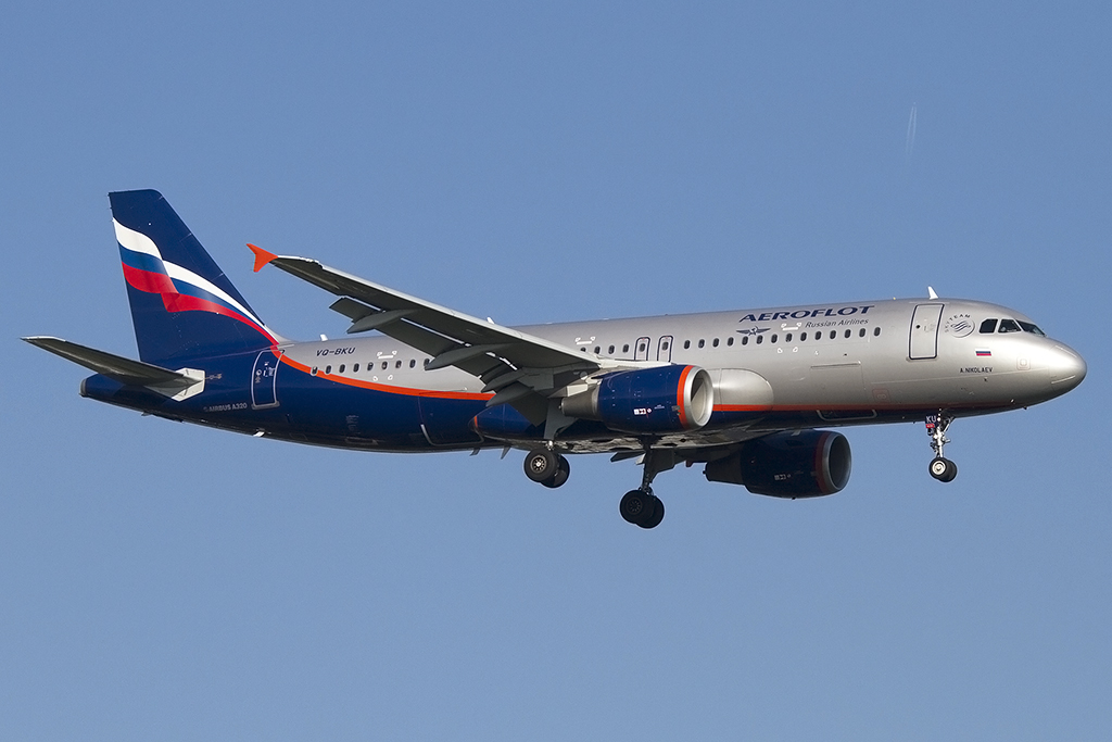 Aeroflot, VQ-BKU, Airbus, A320-214, 03.09.2014, DUS, Duesseldorf, Germany 



