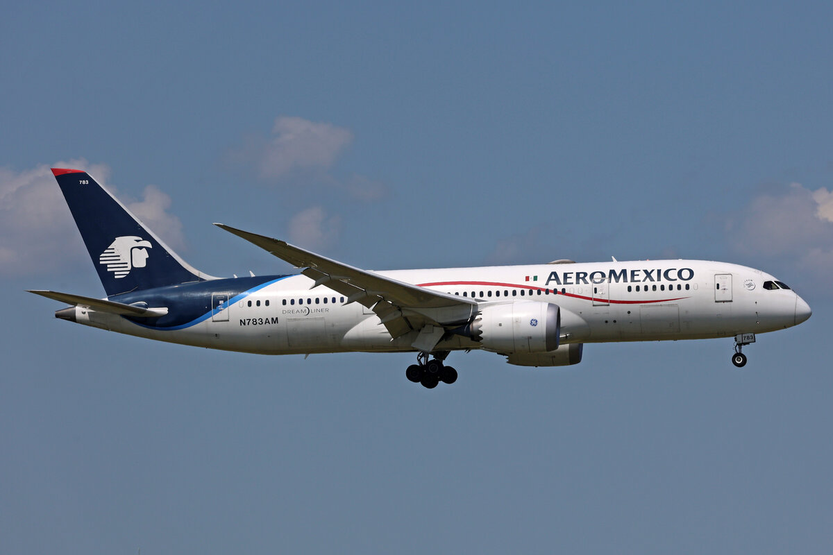 Aeromexico, N783AM, Boeing 787-8, 01.Juli 2016, msn: 37167/359, 20.Mai 2023, AMS Amsterdam, Netherlands.