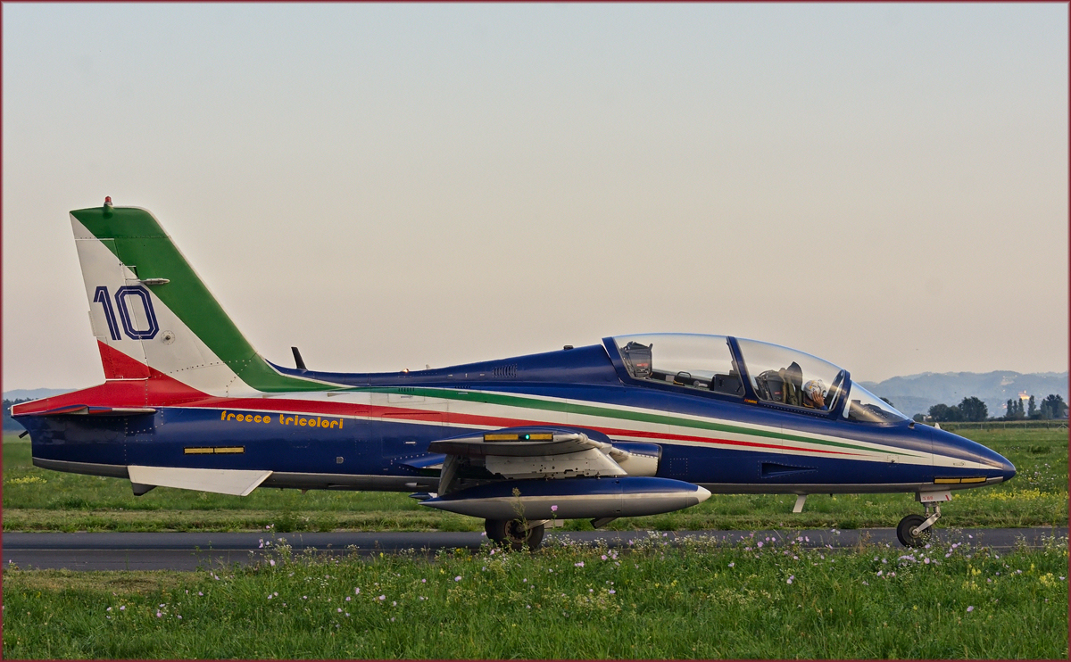 Aeronautica Militare, Frecce Tricolori No10; Aermacchi MB339; Maribor Flughafen MBX; 14.8.2021
