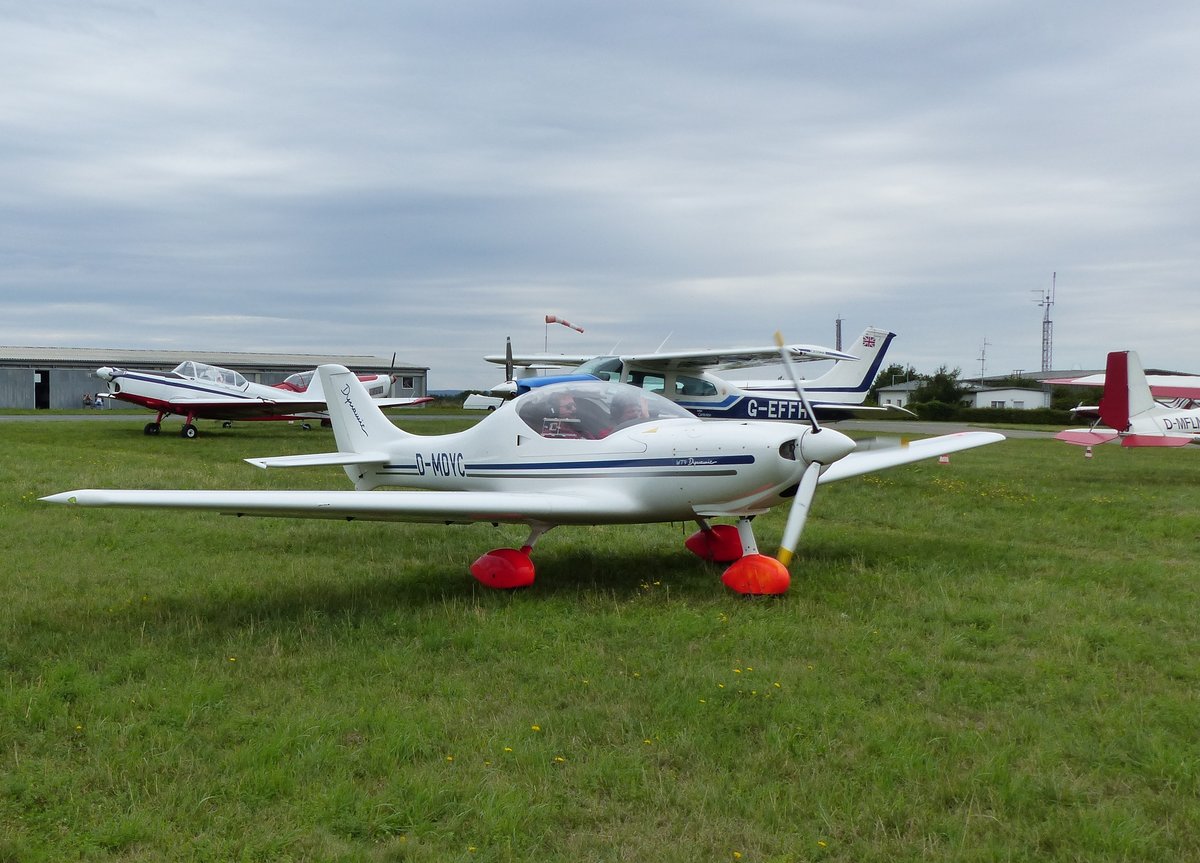 Aerspool WT-9 Dynamic, D-MDYC auf dem Weg zur Parkposition in Gera (EDAJ) am 17.8.2019