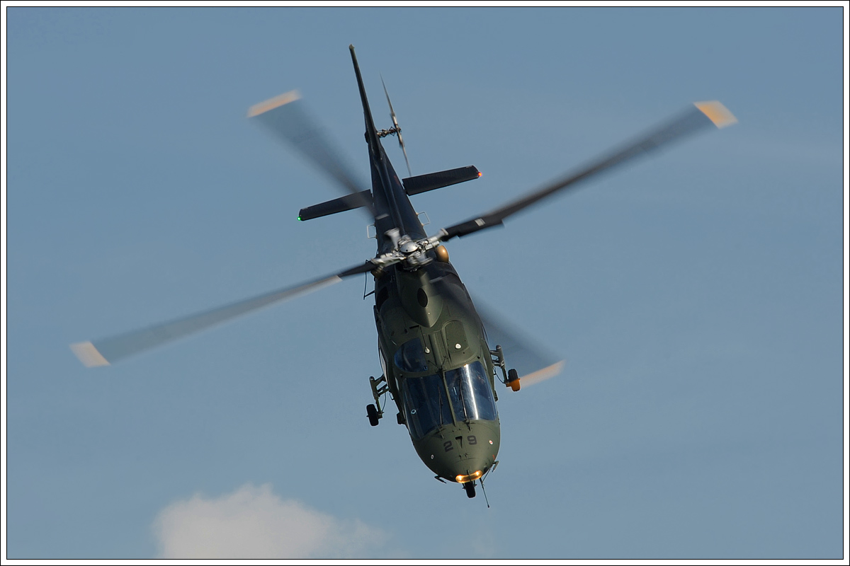 Agusta-Bell A 109BA (H29) der belgischen Luftwaffe am 3.9.2016 in Zeltweg anlässlich der Airpower16.