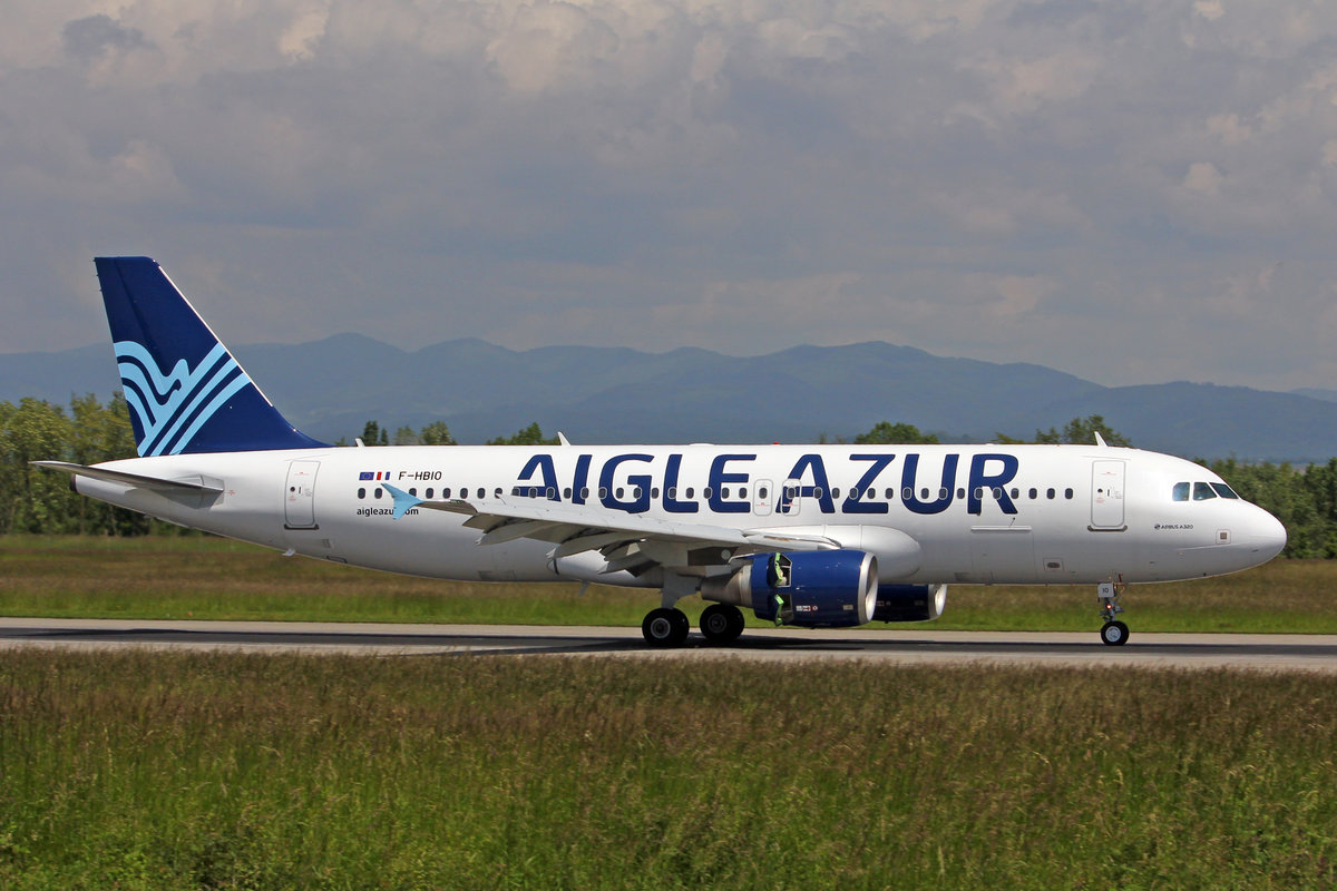 Aigle Azur, F-HBIO, Airbus A320-214, msn: 3242, 05.Juni 2013, BSL Basel, Switzerland.
