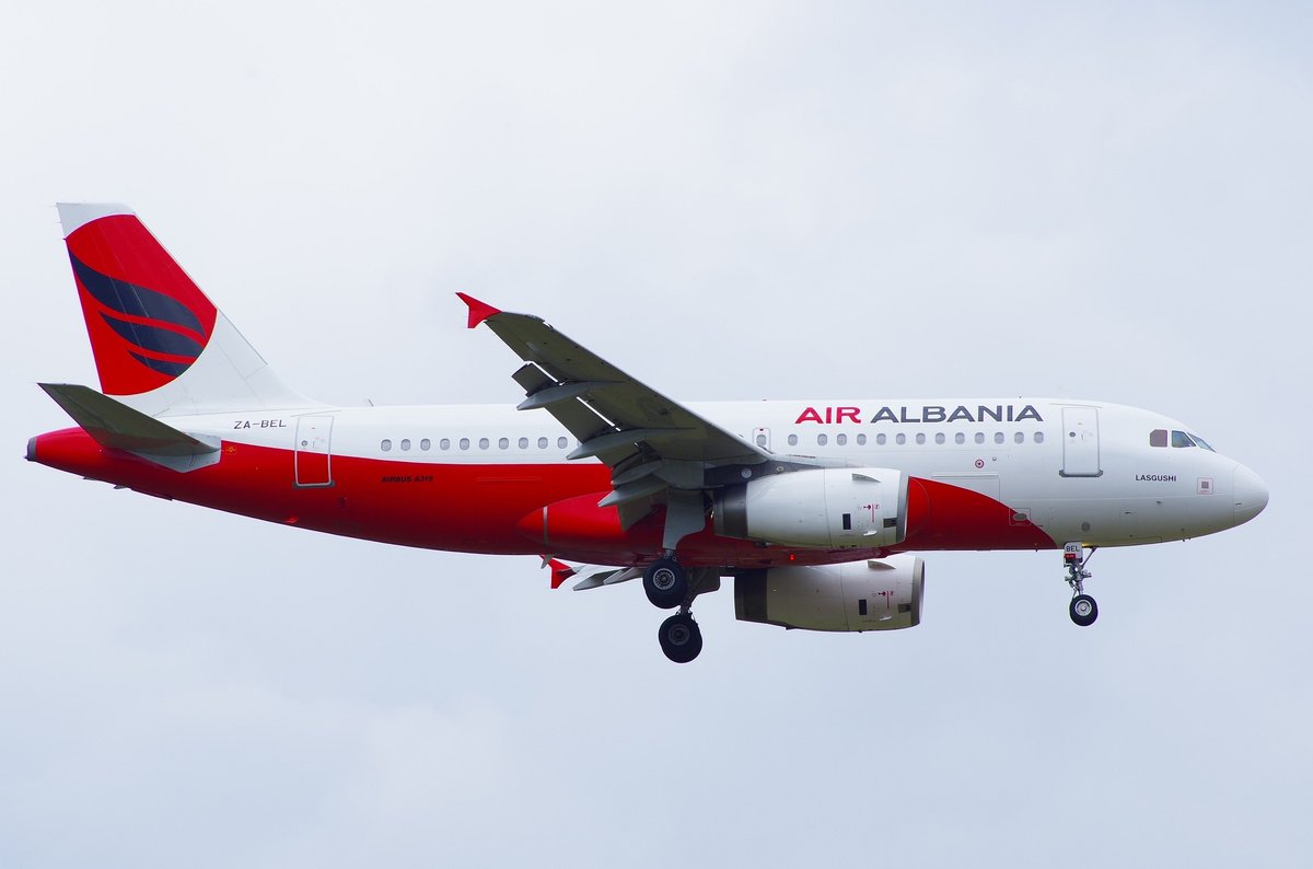 Air Albania  Airbus A319, ZA-BEL, 11.06.2020 Frankfurt