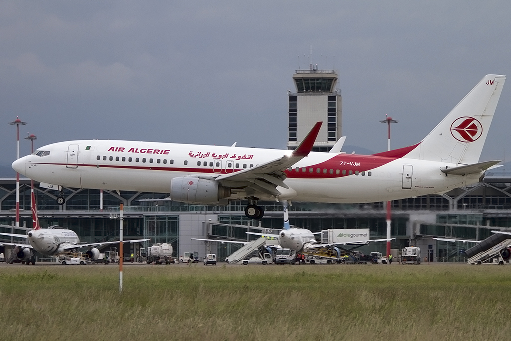 Air Algerie, TC-VJM, Boeing, B737-8D6, 30.05.2015, BSL, Basel, Switzerland 


