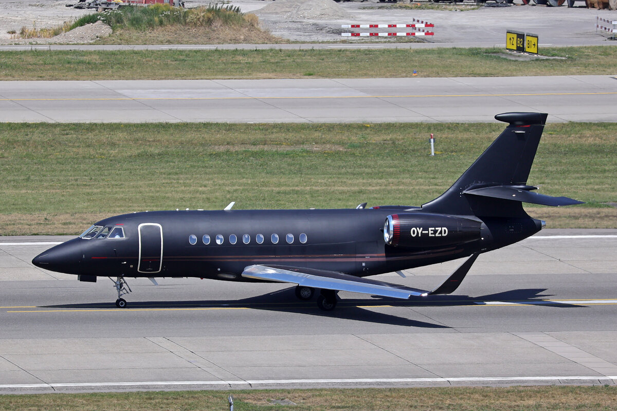 Air Alsie, OY-EZD, Dassault Falcon 2000LX, msn: 402, 19.Juni 2026, ZRH Z�rich, Switzerland.