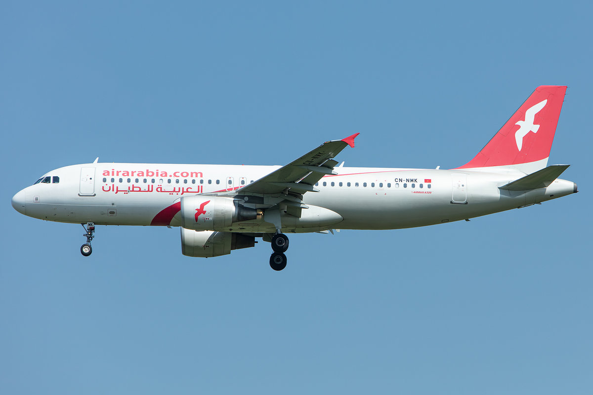 Air Arabia Maroc, CN-NMK, Airbus, A320-214, 02.05.2019, MUC, München, Germany


