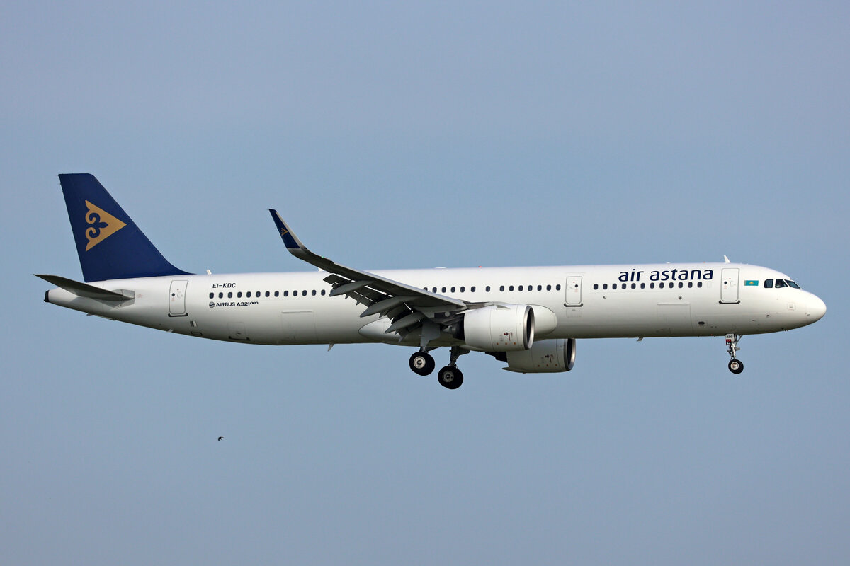 Air Astana, EI-KDC, Airbus A321-271N, msn: 7567, 19.Mai 2023, AMS Amsterdam, Netherlands.
