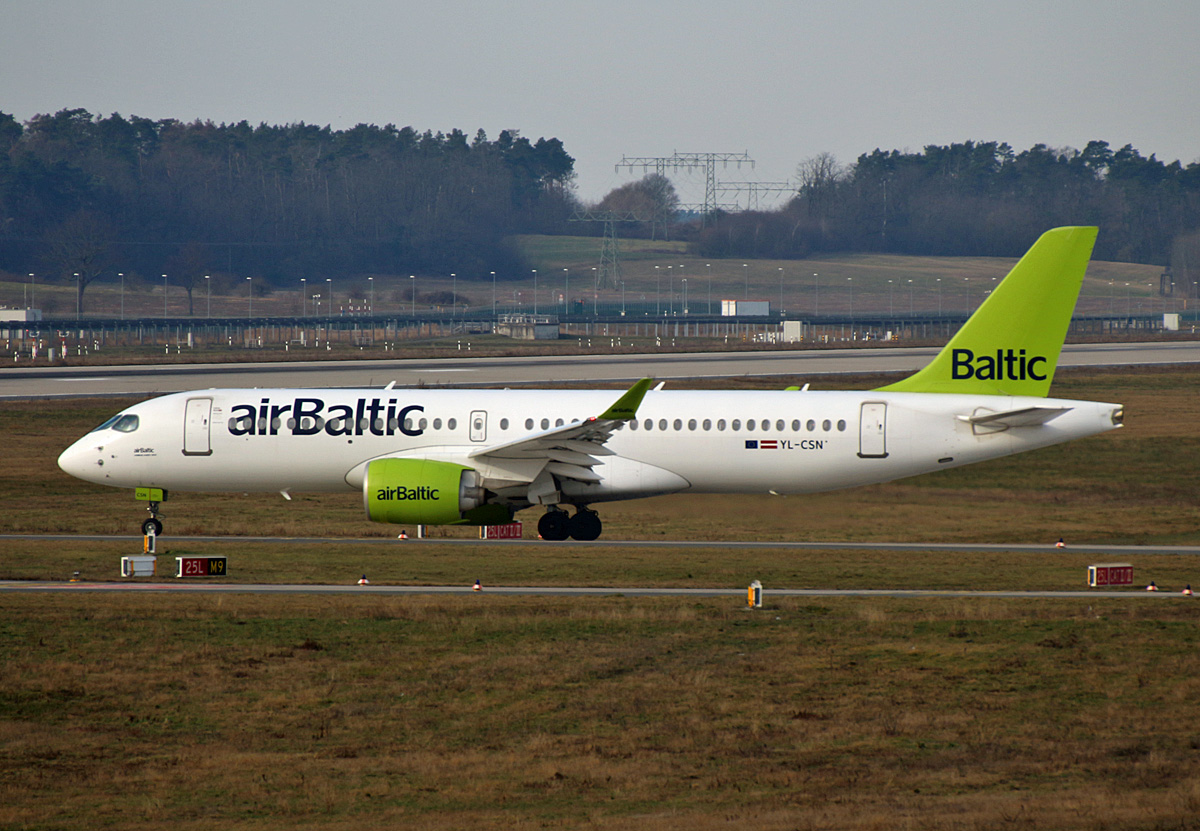 Air Baltic, Airbus A 22-300, YL-CSN, BER,, 18.03.2023