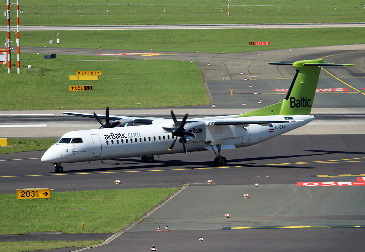 Air Baltic, DHC-8-402Q, YL-BAY, DUS, 17.05.2017