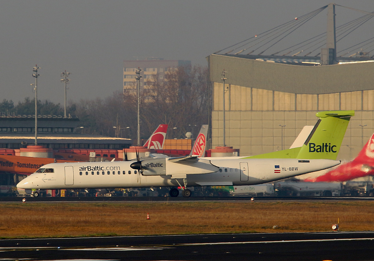 Air Baltic, DHC-8-402Q, YL-BBW, TXL, 26.03.2017