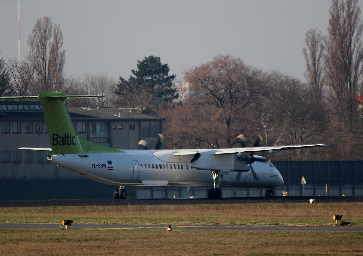 Air Baltic, DHC-8-402Q, YL-BBW, TXL, 26.03.2017
