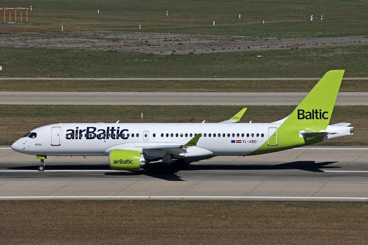 Air Baltic, YL-ABD, Airbus A220-371, msn: 55129, 26.September 2026, ZRH Z�rich, Switzerland.