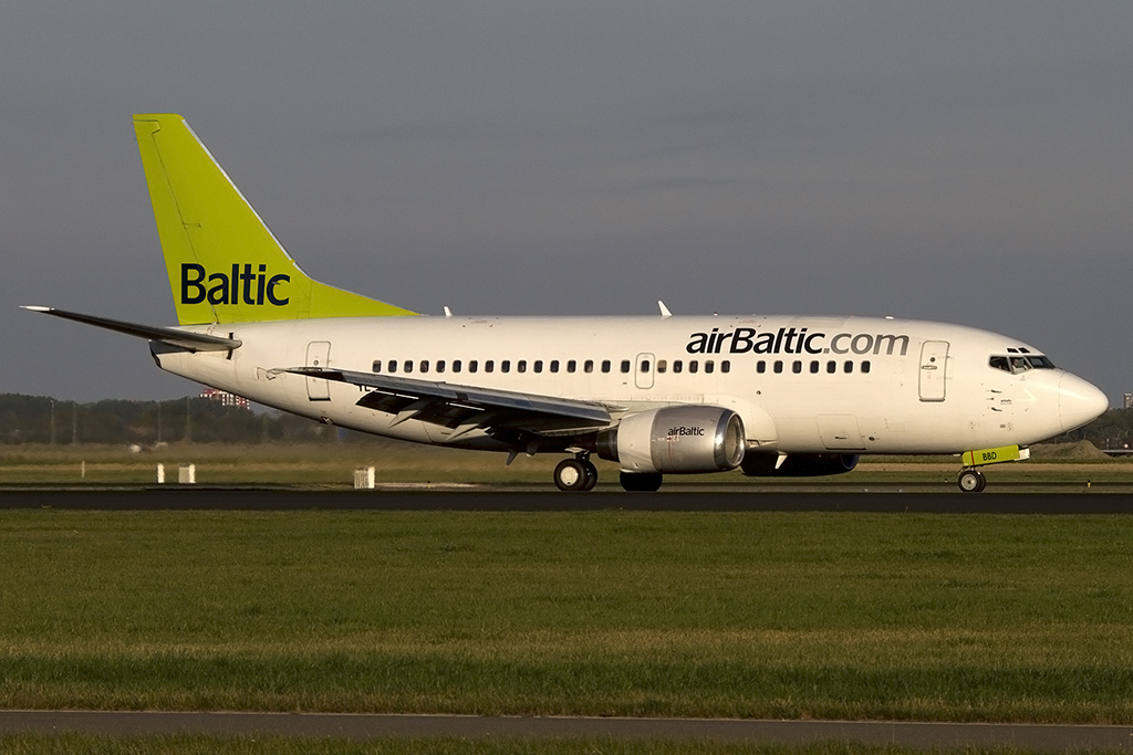 Air Baltic, YL-BBD, Boeing, B737-53S, 06.10.2013, AMS, Amsterdam, Netherlands




