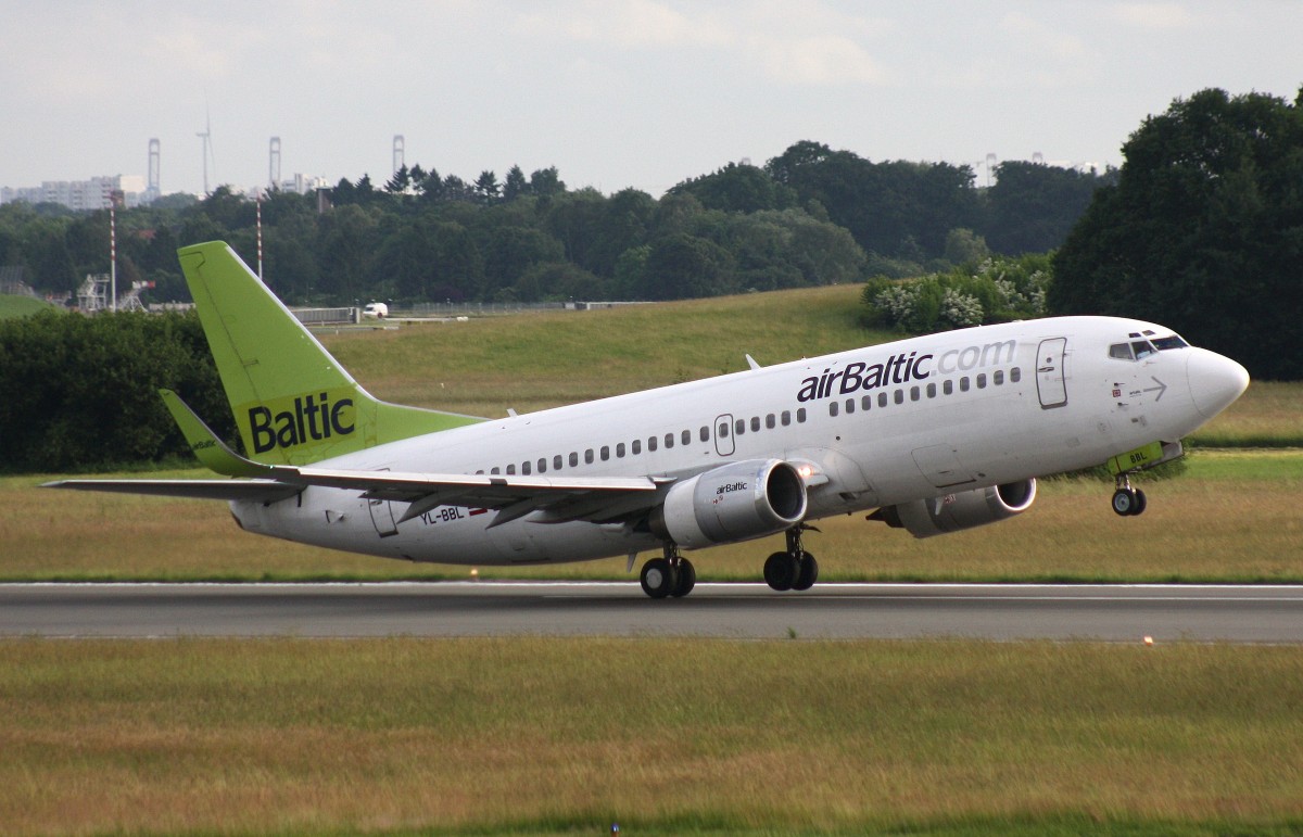 Air Baltic,YL-BBL,(c/n 29334),Boeing 737-33V(WL),13.06.2014,HAM-EDDH,Hamburg,Germany