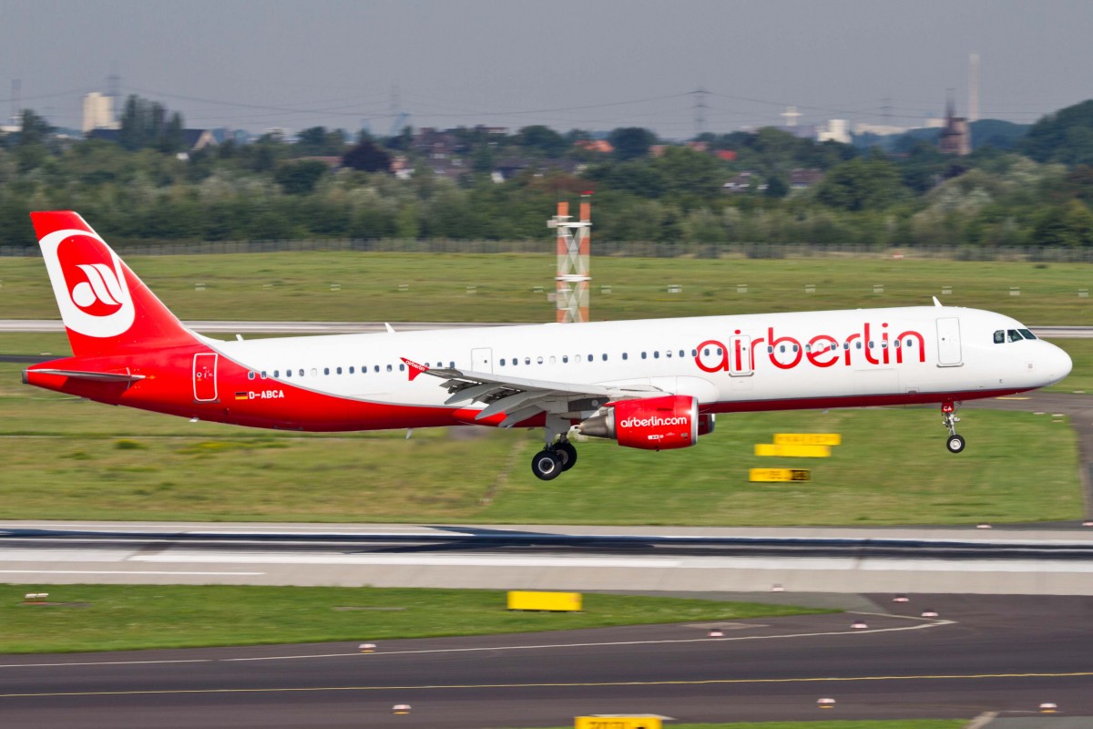 Air Berlin (AB-BER), D-ABCA, Airbus, A 321-211, 22.08.2015, DUS-EDDL, Düsseldorf, Germany