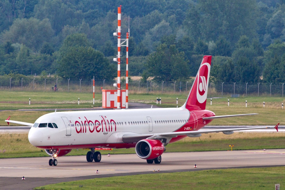 Air Berlin (AB-BER), D-ABCH, Airbus, A 321-211, 27.06.2015, DUS-EDDL, Düsseldorf, Germany