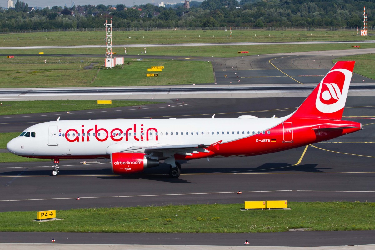 Air Berlin (AB-BER), D-ABFE, Airbus, A 320-214, 22.08.2015, DUS-EDDL, Düsseldorf, Germany