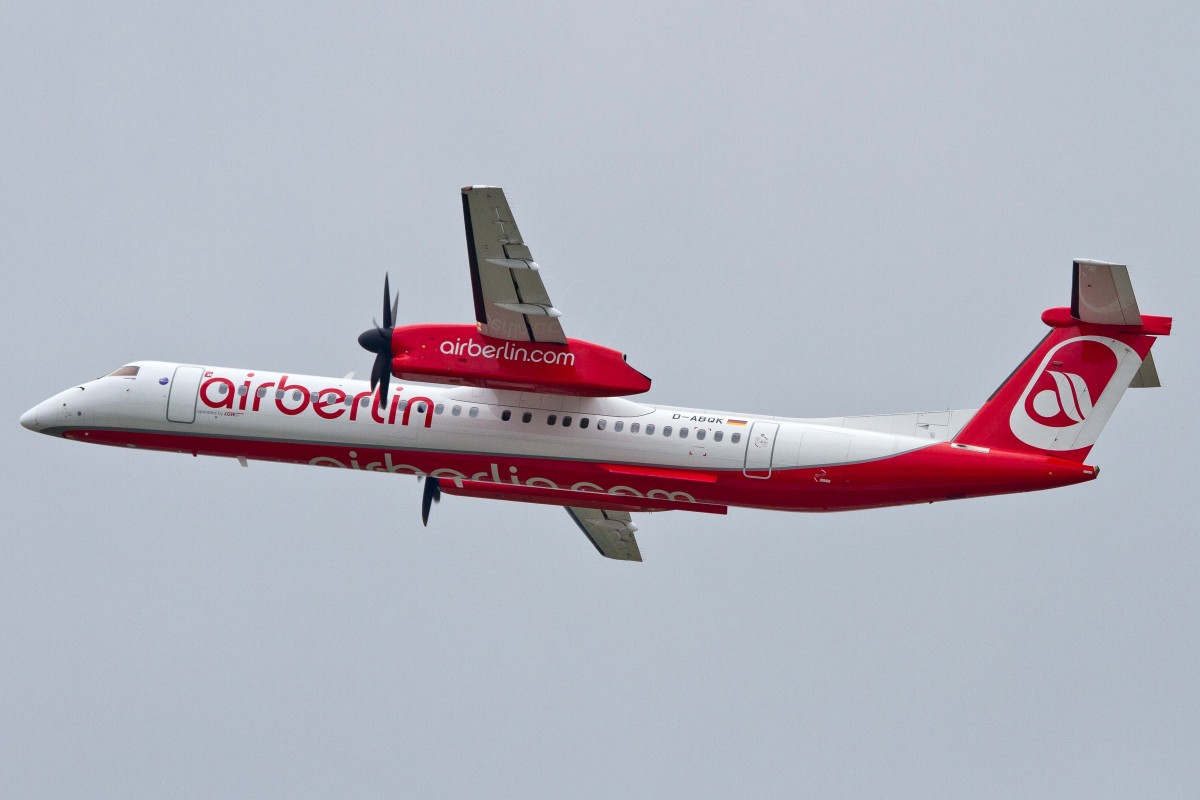 Air Berlin (AB-BER), D-ABQK, Bombardier, DHC-8-402 Q, 27.06.2015, DUS-EDDL, Düsseldorf, Germany
