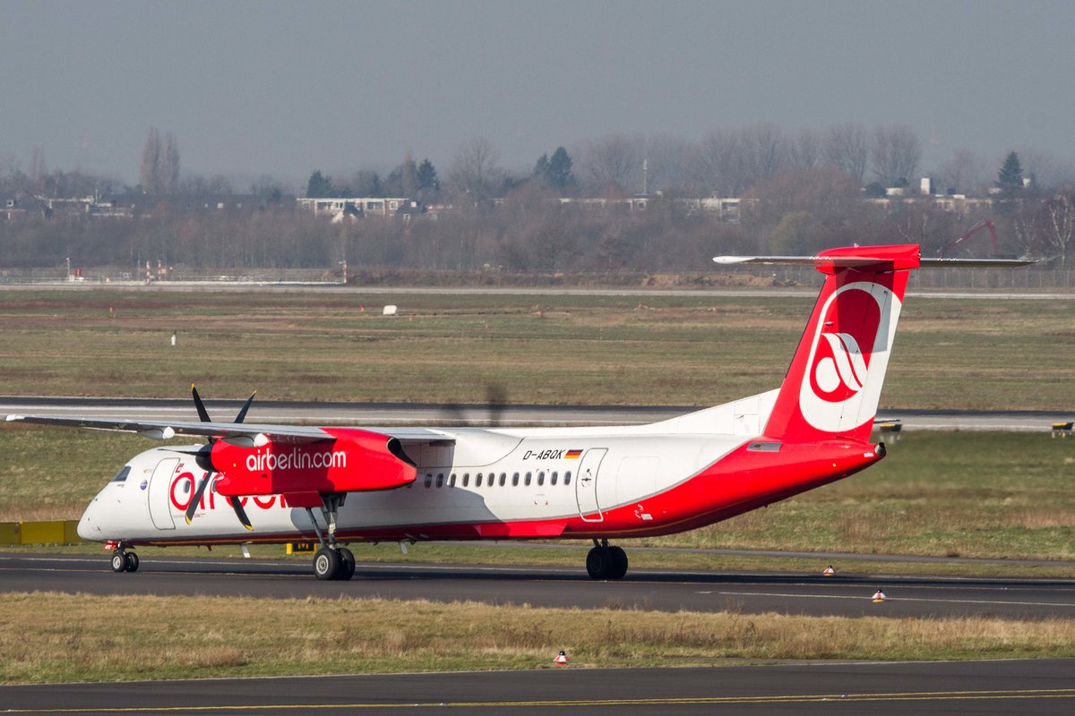 Air Berlin (AB-BER), D-ABQK, Bombardier, DHC 8-402 Q, 10.03.2016, DUS-EDDL, Düsseldorf, Germany