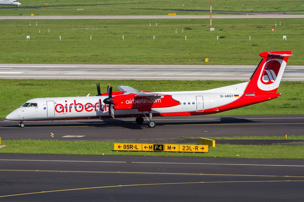 Air Berlin (AB-BER), D-ABQT, Bombardier, DHC-8-402Q Dash 8, 17.05.2017, DUS-EDDL, Düsseldorf, Germany 