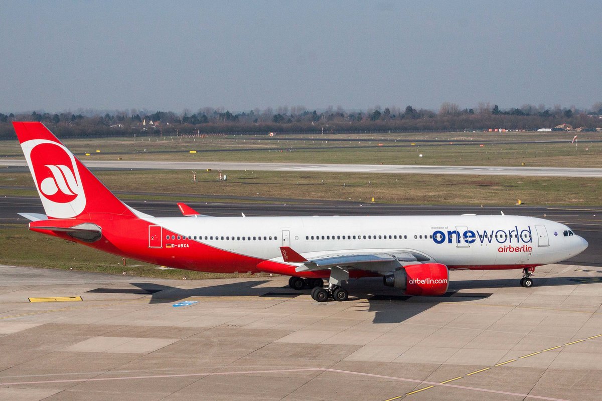 Air Berlin (AB-BER), D-ABXA, Airbus, A 330-223 (Oneworld-St.), 10.03.2016, DUS-EDDL, Düsseldorf, Germany