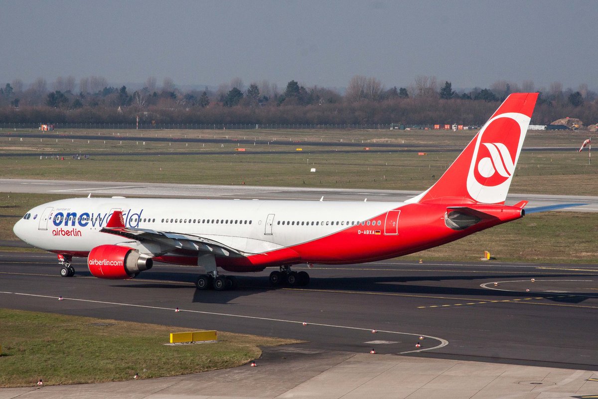 Air Berlin (AB-BER), D-ABXA, Airbus, A 330-223 (Oneworld-St.), 10.03.2016, DUS-EDDL, Düsseldorf, Germany
