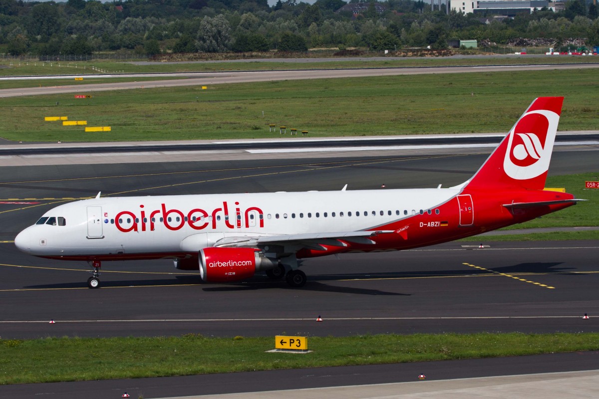 Air Berlin (AB-BER), D-ABZI, Airbus, A 320-216, 22.08.2015, DUS-EDDL, Düsseldorf, Germany