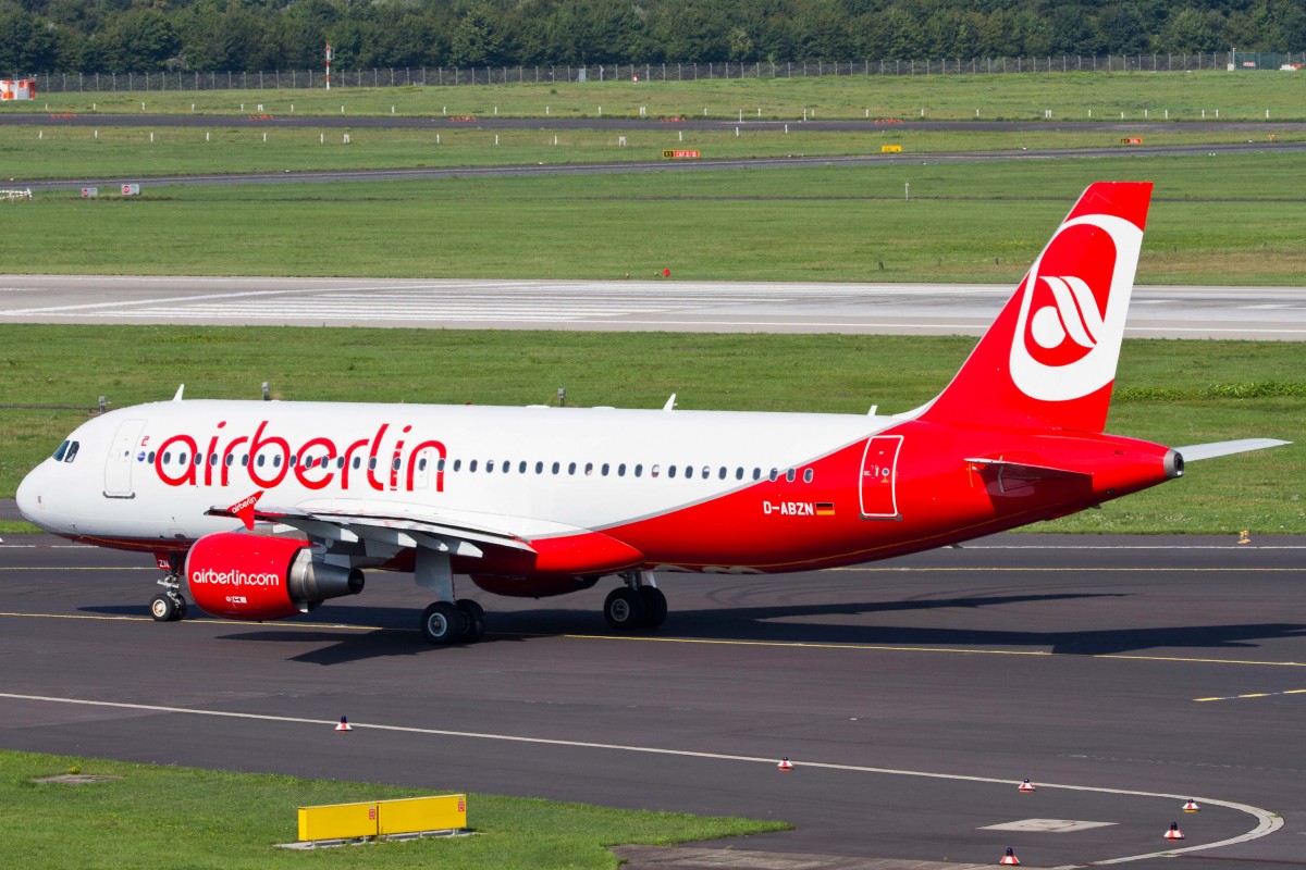Air Berlin (AB-BER), D-ABZN, Airbus, A 320-216, 22.08.2015, DUS-EDDL, Düsseldorf, Germany