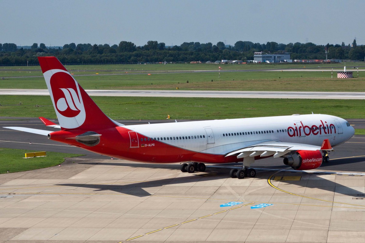 Air Berlin (AB-BER), D-ALPG, Airbus, A 330-223, 22.08.2015, DUS-EDDL, Düsseldorf, Germany
