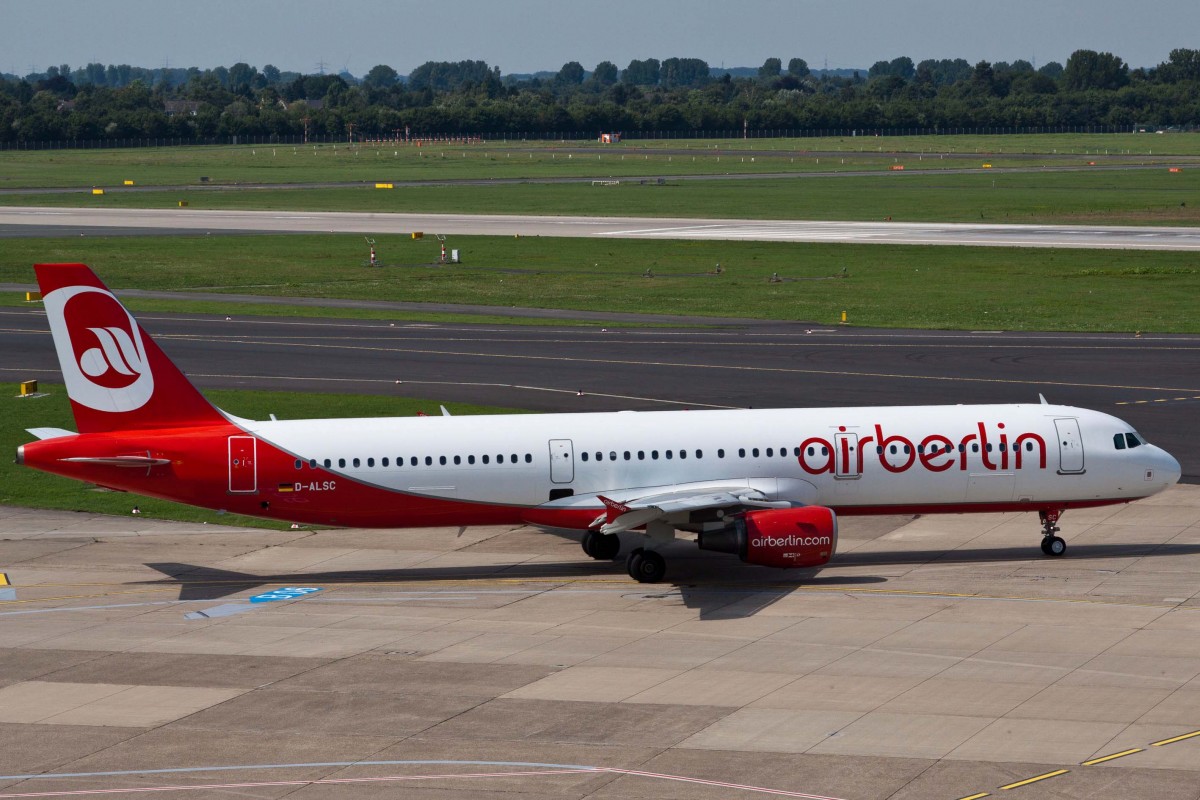 Air Berlin (AB-BER), D-ALSC, Airbus, A 321-211, 22.08.2015, DUS-EDDL, Düsseldorf, Germany
