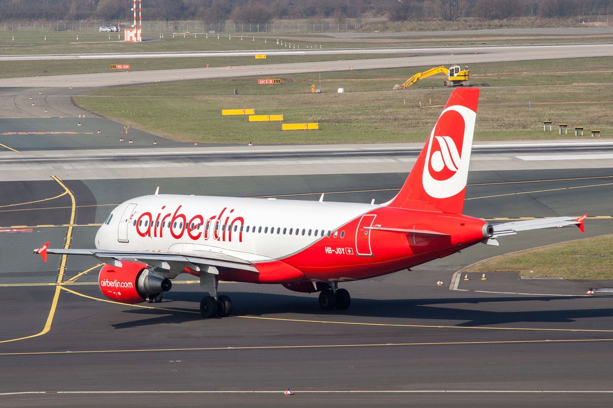 Air Berlin (AB-BER), HB-JOY, Airbus, A 319-112, 10.03.2016, DUS-EDDL, Düsseldorf, Germany