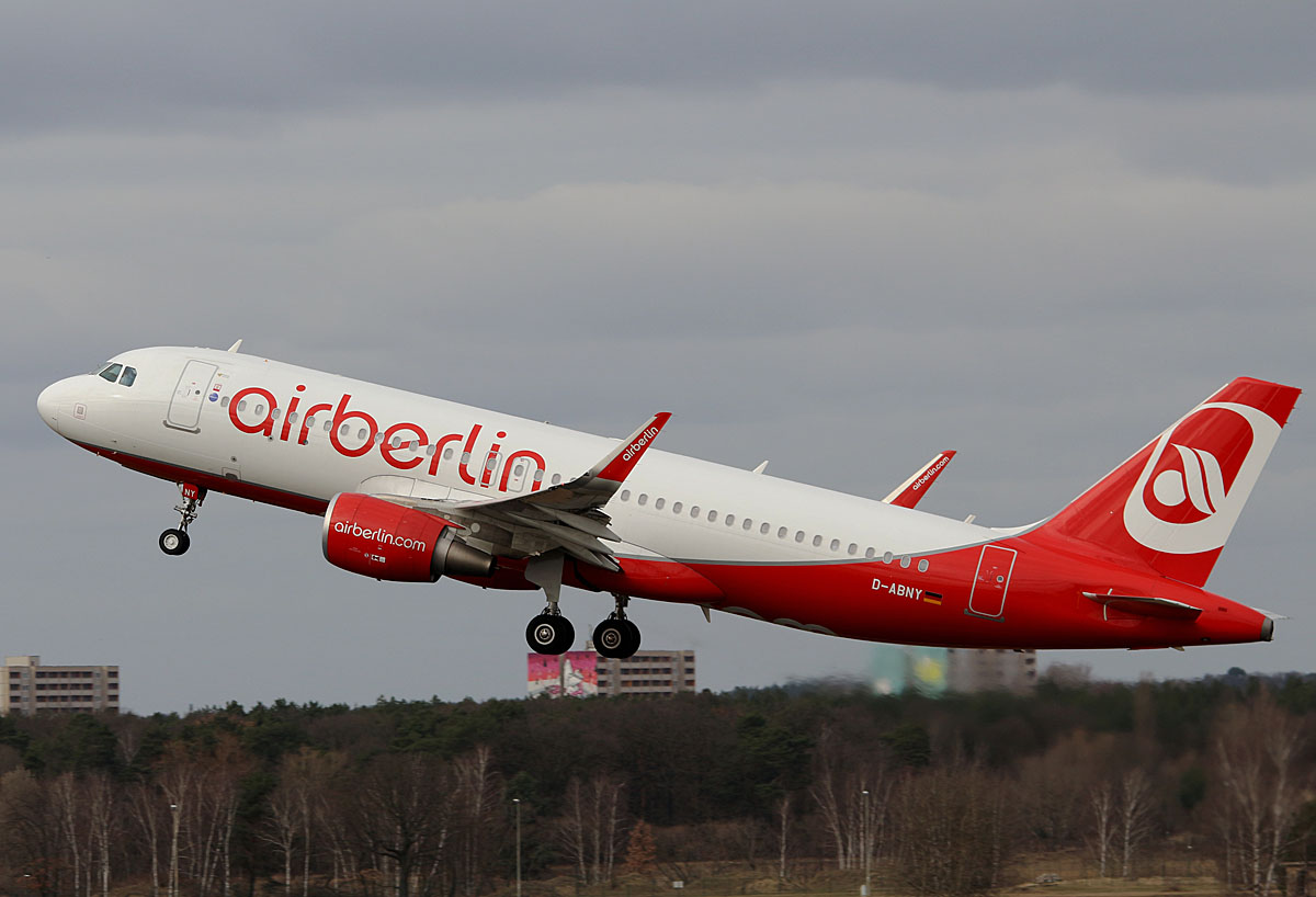 Air Berlin, Airbus A 320-214, D-ABNY, TXL, 16.03.2017