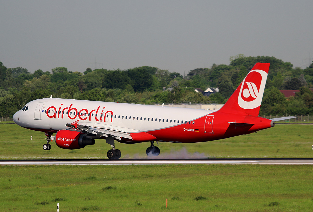 Air Berlin, Airbus A 320-214, D-ABNW, DUS, 17.05.2017