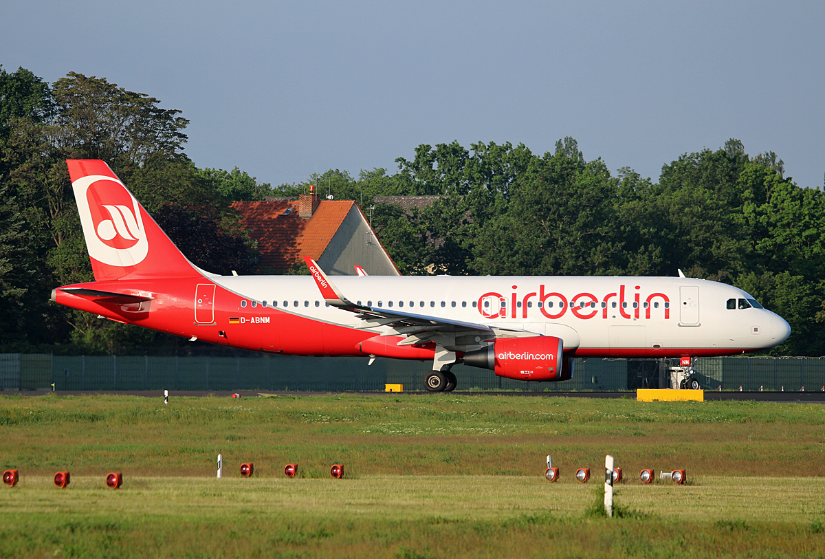 Air Berlin, Airbus A 320-214, D-ABNM, TXL, 25.05.2017