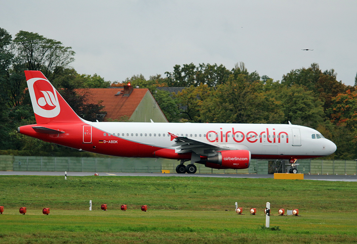 Air Berlin, Airbus A 320-214, D-ABDK, TXL, 08.10.2017