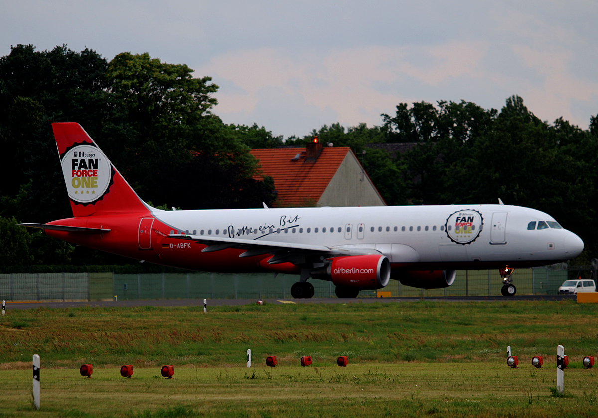 Air Berlin, Airbus A 320-214, D-ABFK, TXL, 14.07.2016