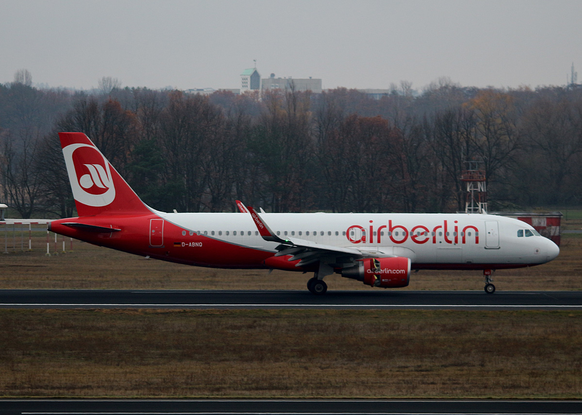 Air Berlin, Airbus A 320-214, D-ABNQ, TXL, 25.11.2016