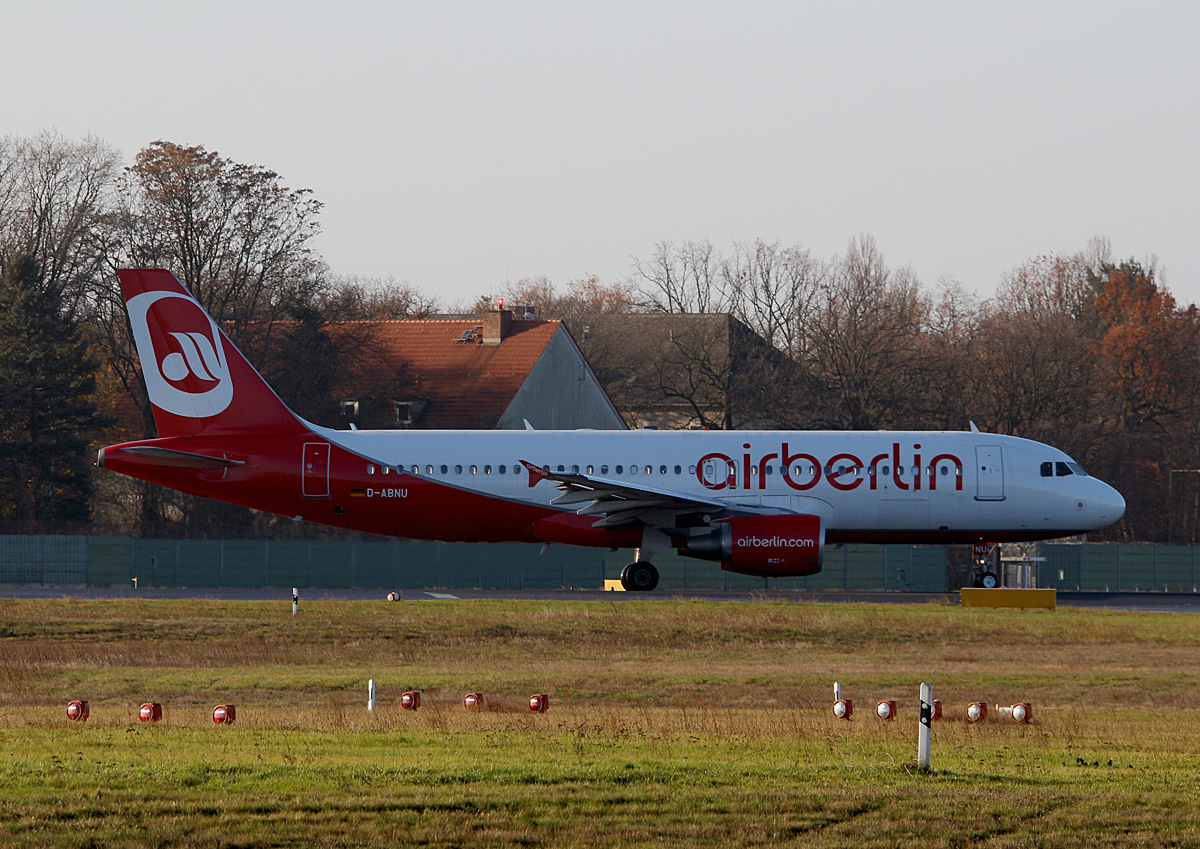 Air Berlin, Airbus A 320-214, D-ABNU, TXL, 27.11.2016