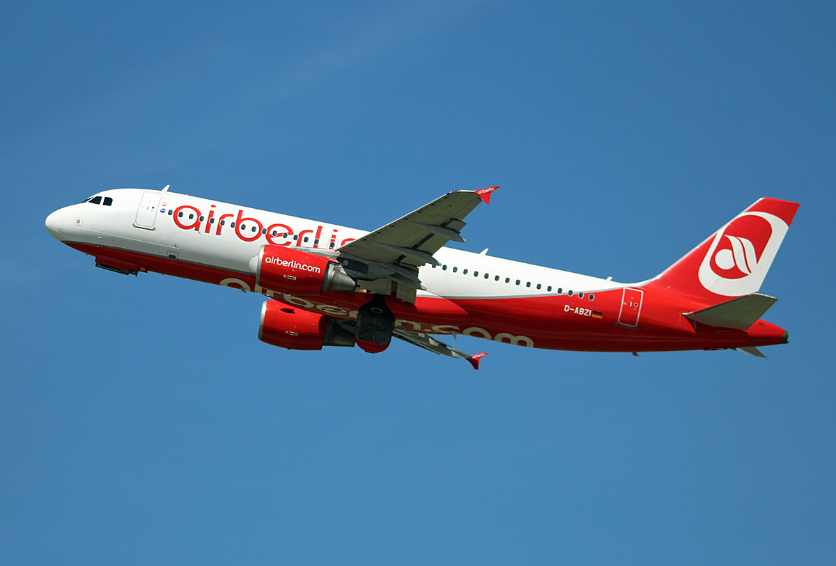 Air Berlin, Airbus A 320-216, D-ABZI, DUS, 17.05.2017