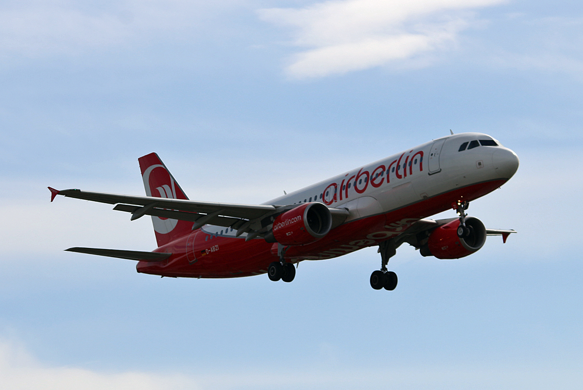 Air Berlin, Airbus A 320-216, D-ABZI, TXL, 12.09.2017