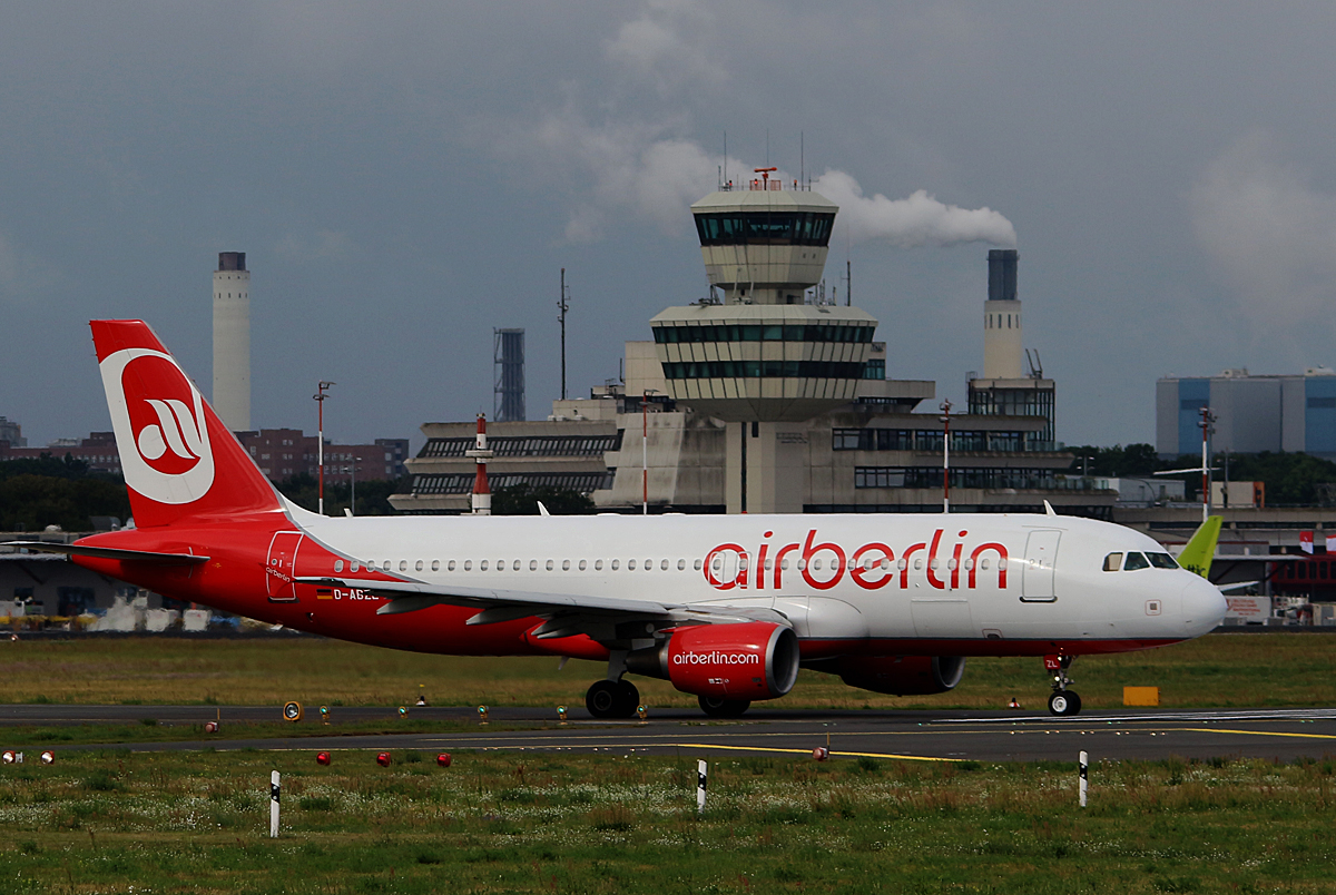 Air Berlin, Airbus A 320-216, D-ABZL, TXL, 15.07.2016