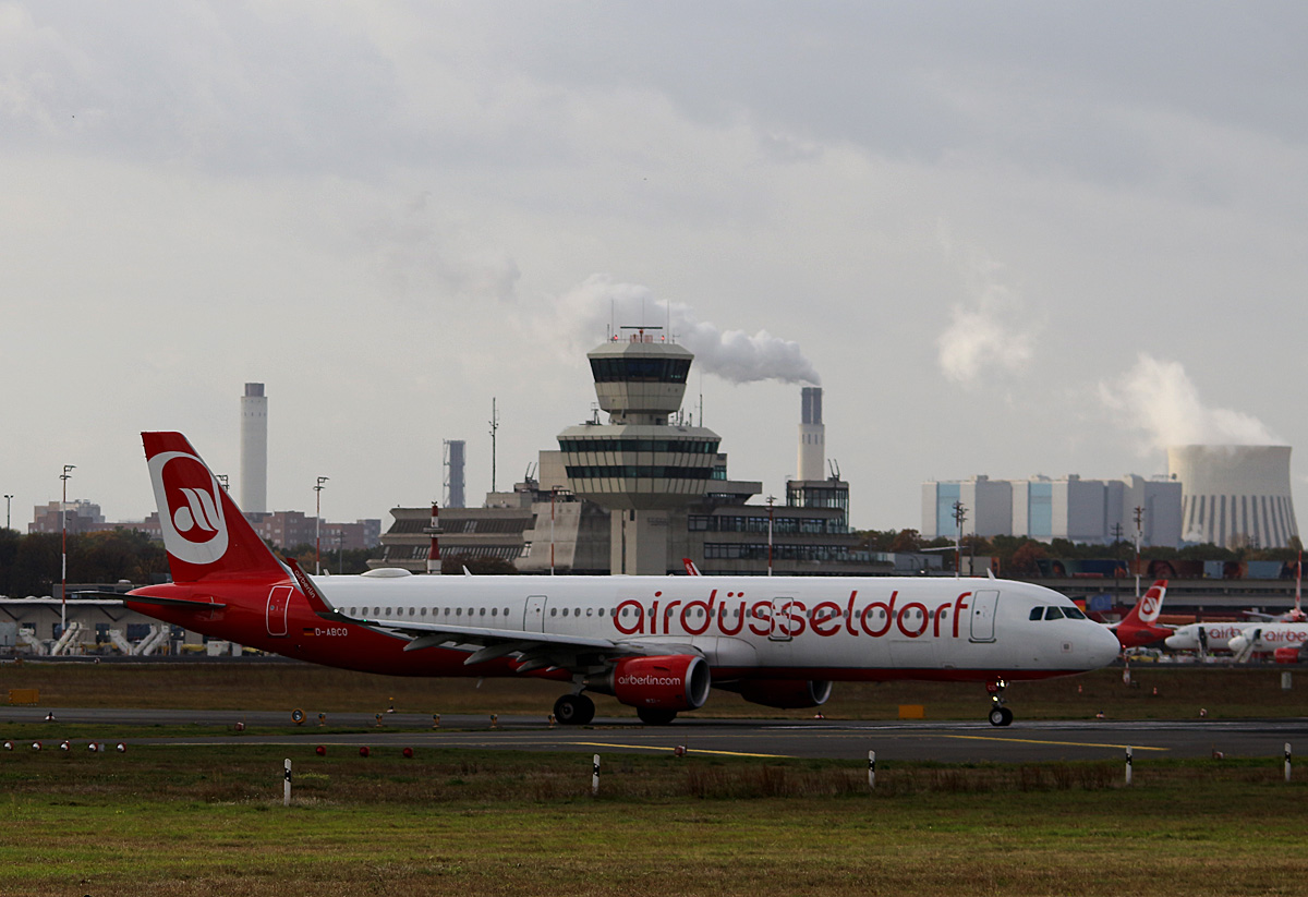 Air Berlin, Airbus A 321-211, D-ABCO, TXL, 29.10.2016