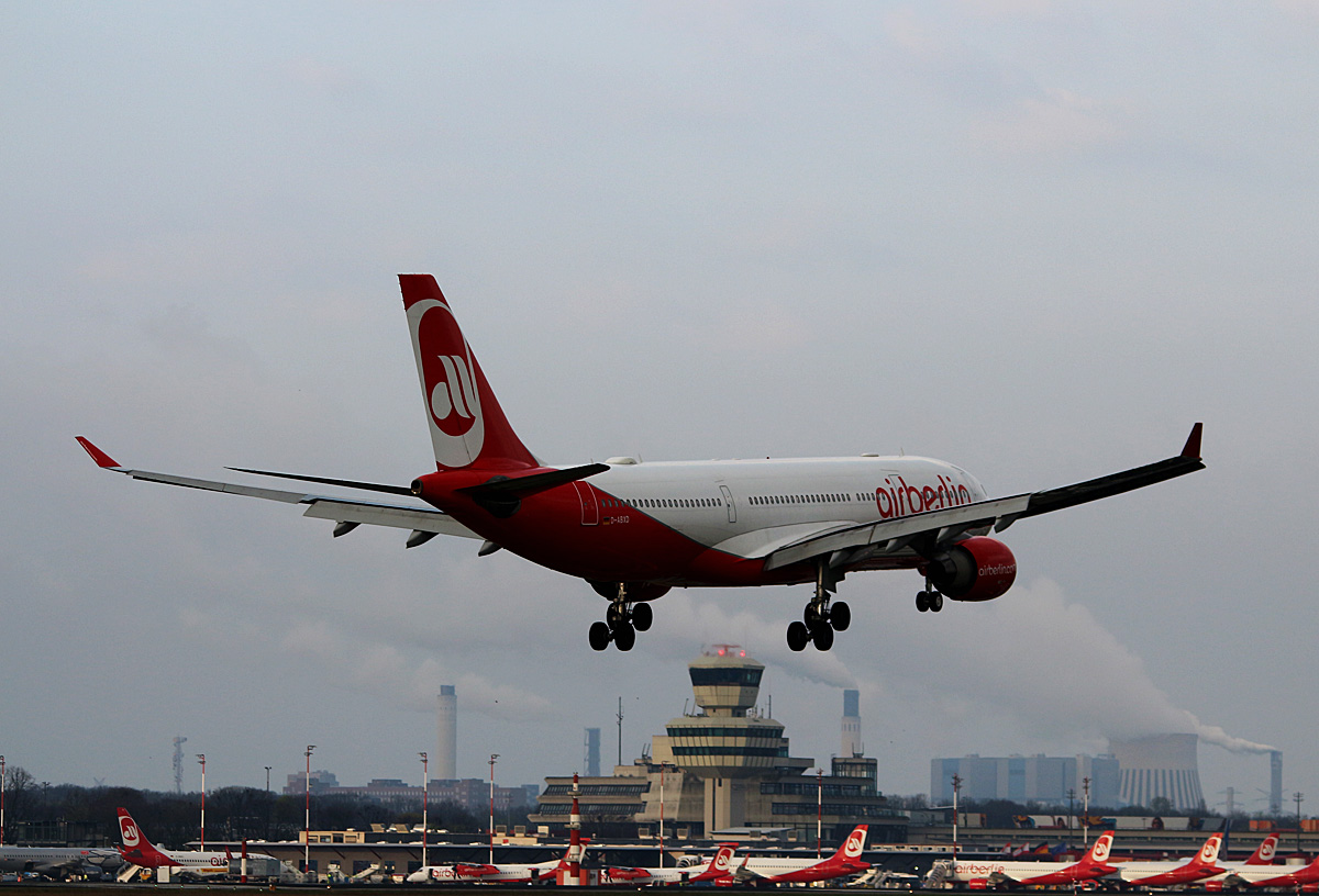 Air Berlin, Airbus A 330-223, D-ABXD, TXL, 02.04.2017