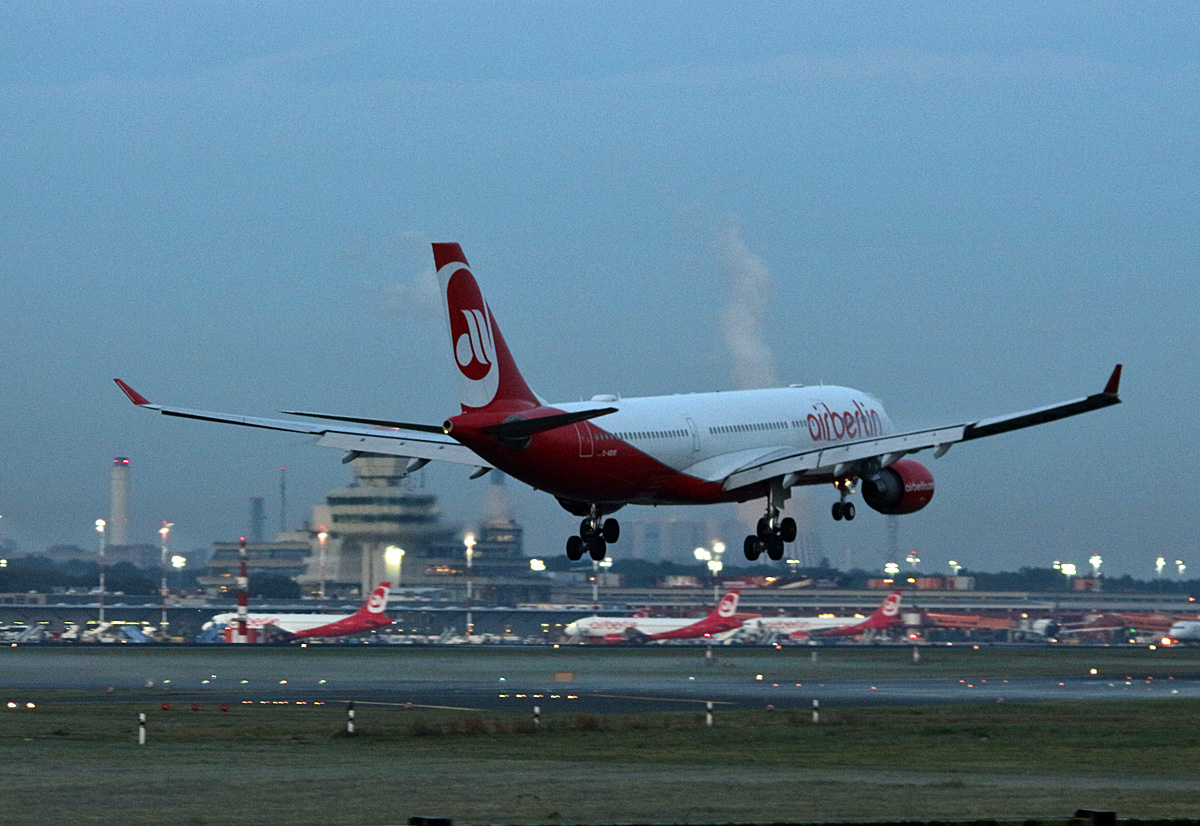 Air Berlin, Airbus A 330-223, D-ABXF, TXL, 23.09.2017