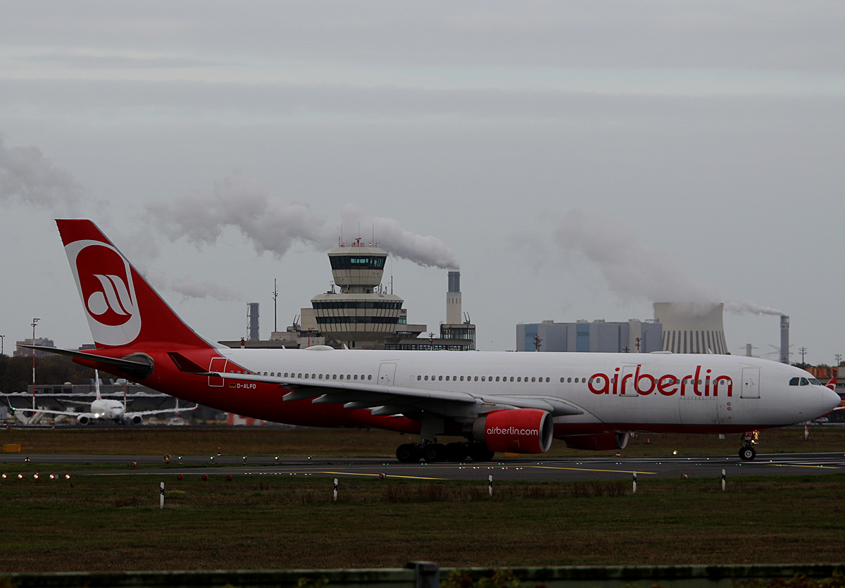 Air Berlin, Airbus A 330-223, D-ALPD, TXL, 29.10.2016