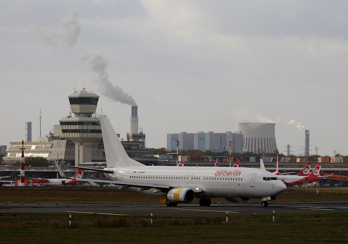 Air Berlin, Boeing B 737-86J, D-ABAG, TXL, 29.10.2016