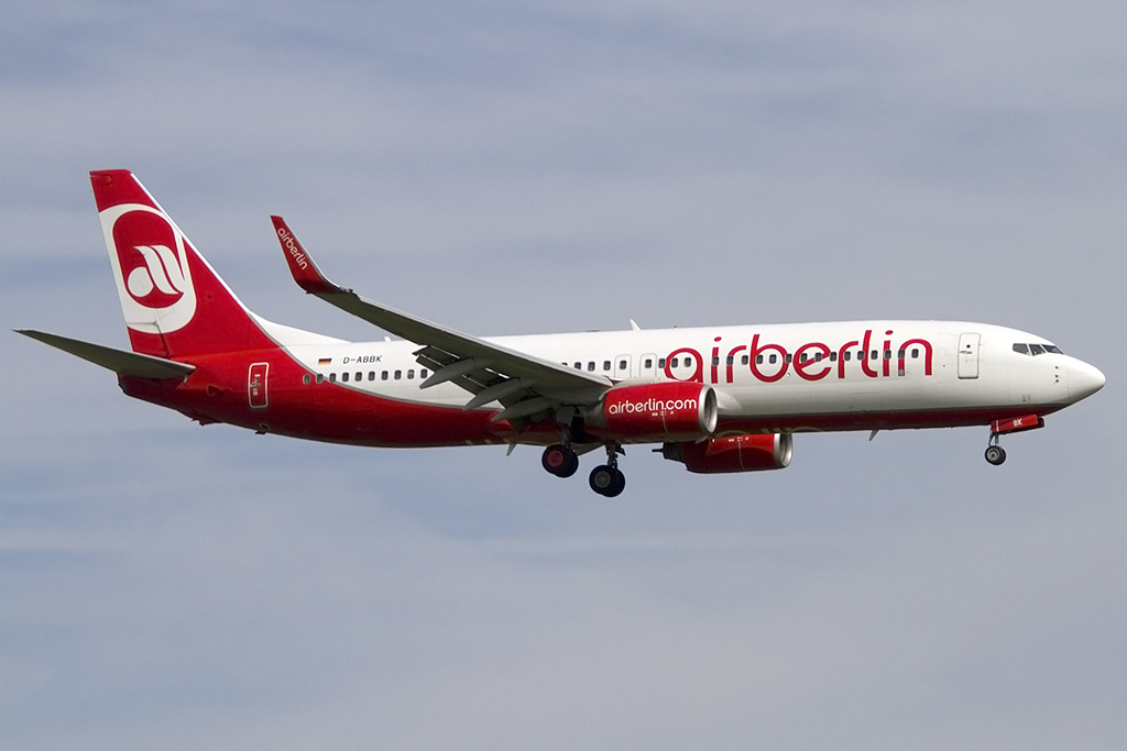 Air Berlin, D-ABBK, Boeing, 737-8BK, 22.09.2013, ZRH, Zrich, Switzerland 





