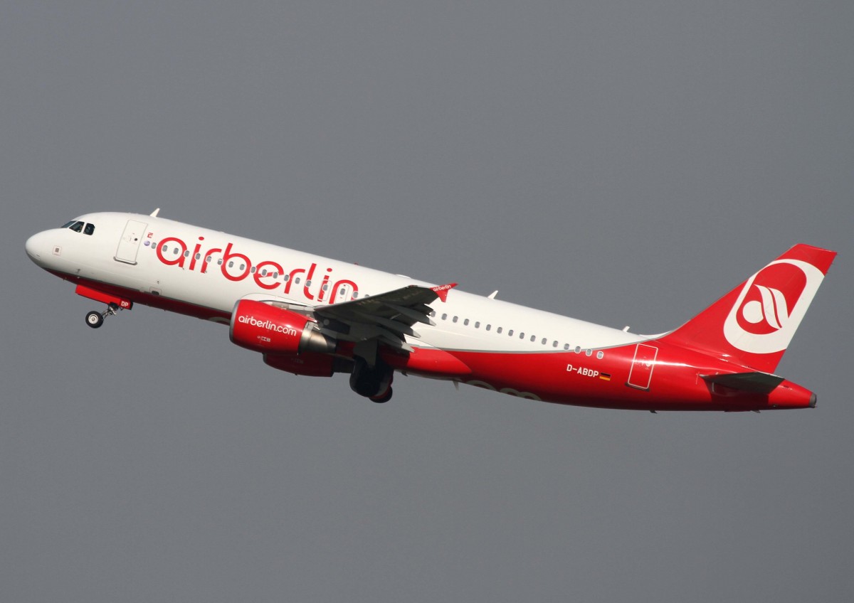 Air Berlin, D-ABDP, Airbus, A 320-200, 02.04.2014, DUS-EDDL, Düsseldorf, Germany